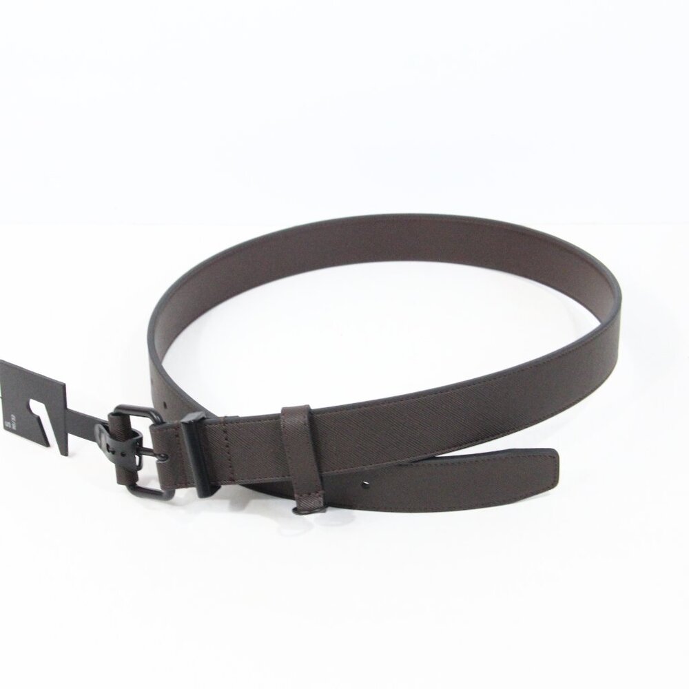 Express Mens Faux Leather Brown Belt New 30 32 Business Professional Dress